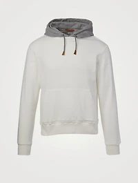 Cotton Fleece Drawstring Hoodie