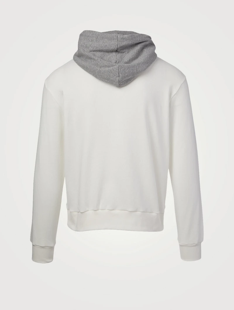 Cotton Fleece Drawstring Hoodie
