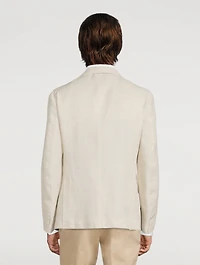 Linen Wool And Silk Jacket