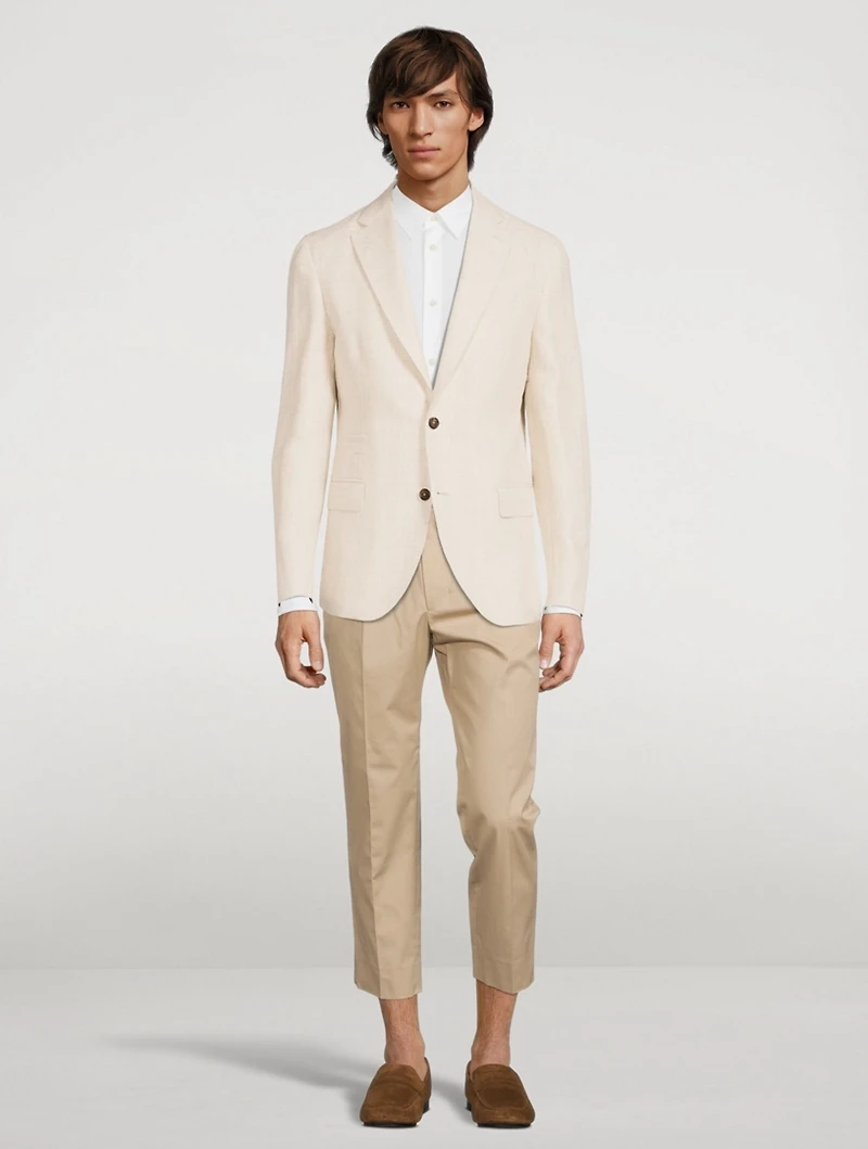 Linen Wool And Silk Jacket