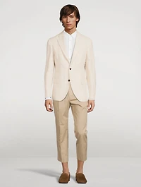 Linen Wool And Silk Jacket