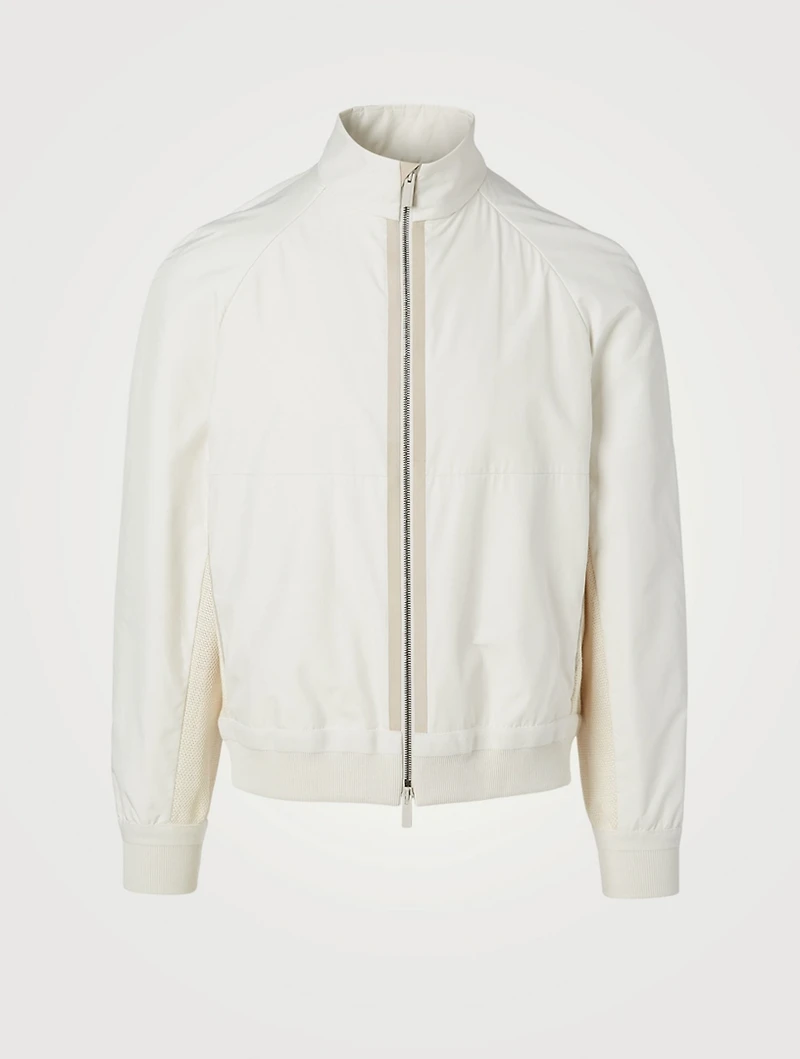 Water-Repellent Zip Jacket