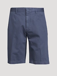 Cotton And Linen Shorts