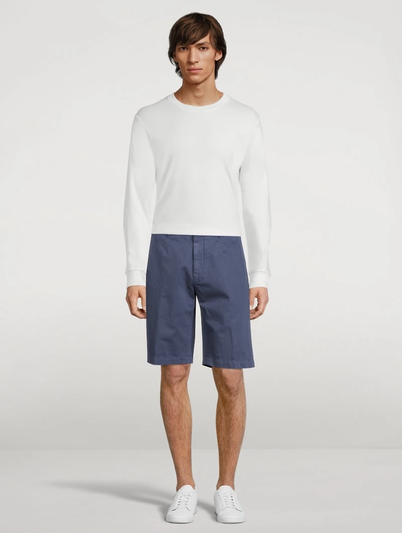 Cotton And Linen Shorts