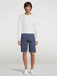 Cotton And Linen Shorts