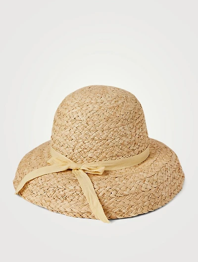 Bloom Raffia Straw Hat