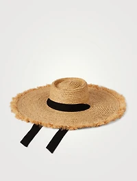 Ultra Wide Ventura Straw Hat