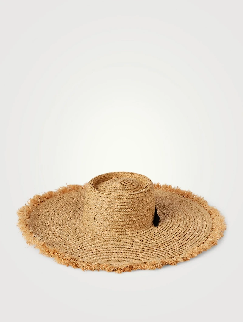 Ultra Wide Ventura Straw Hat