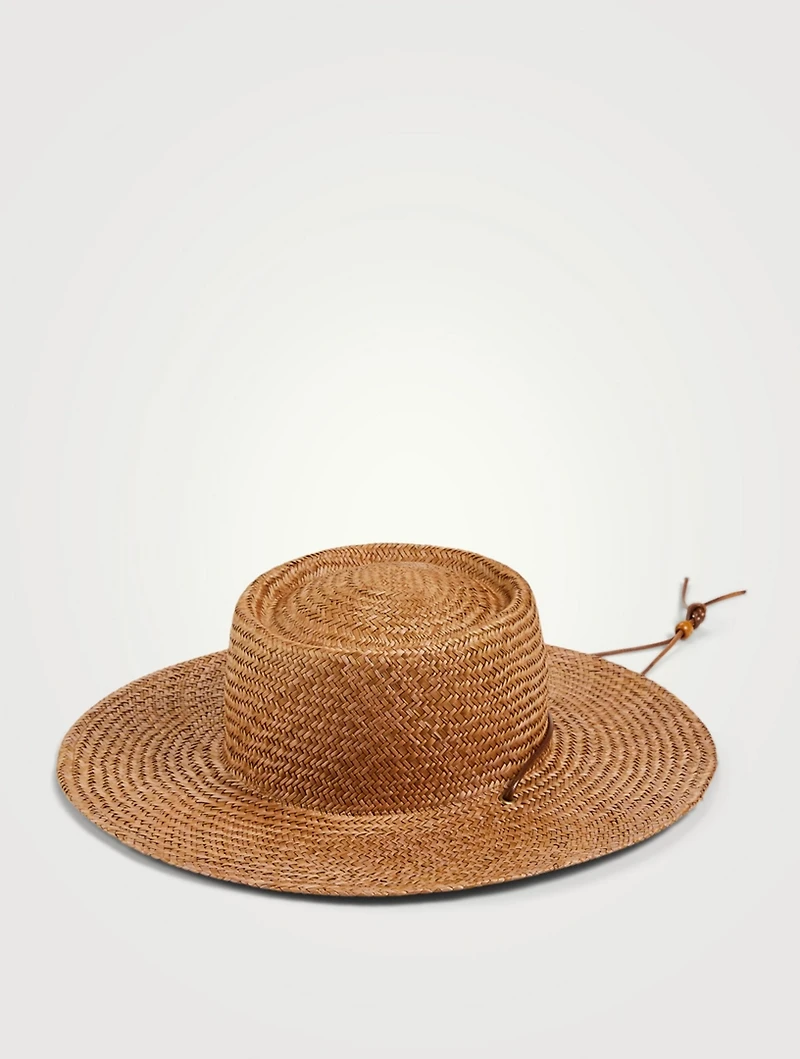 The Vienna Straw Boater Hat
