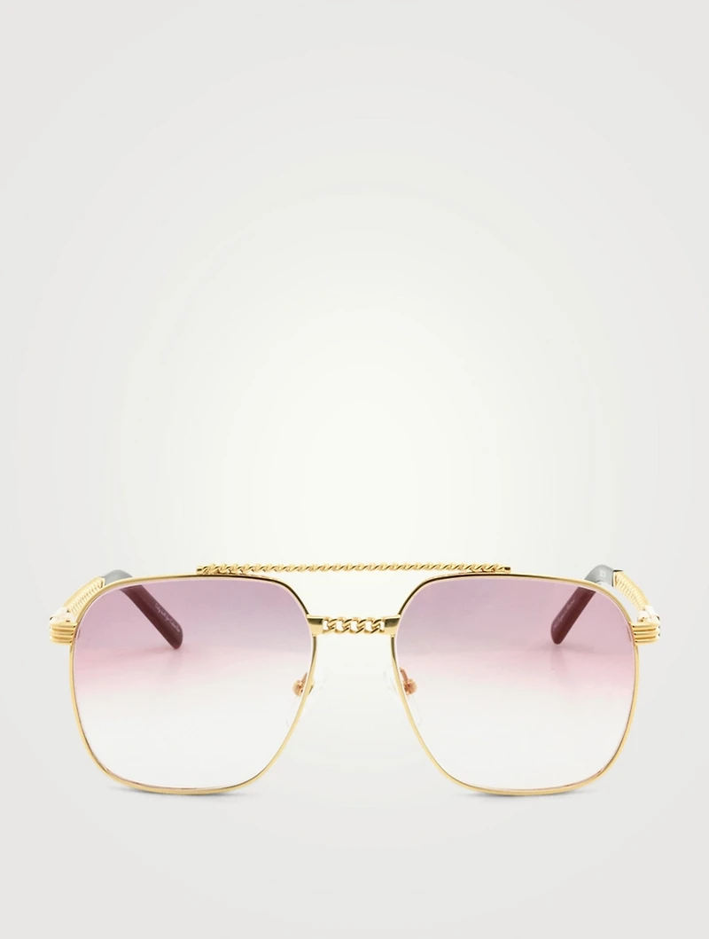 Cuban Link XL Aviator Sunglasses