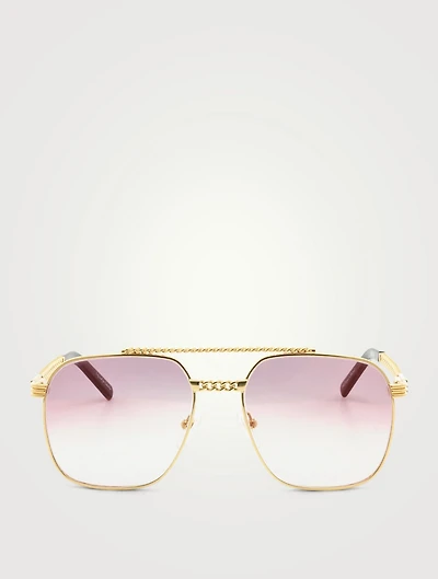 Cuban Link XL Aviator Sunglasses