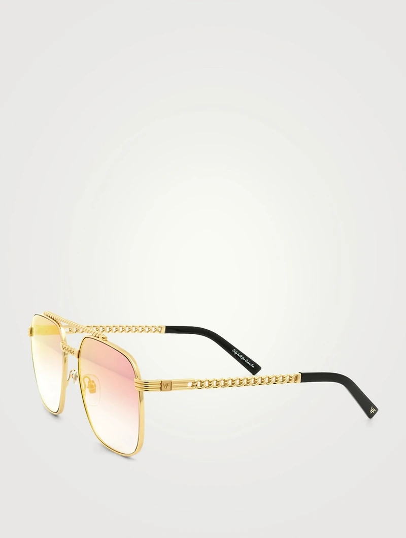 Cuban Link XL Aviator Sunglasses