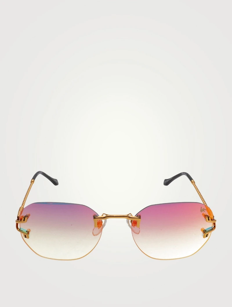 V Décor Drill Mount Sunglasses