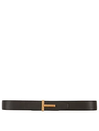 Reversible T Leather Belt