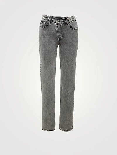 Casey Rigid Straight-Leg Jeans