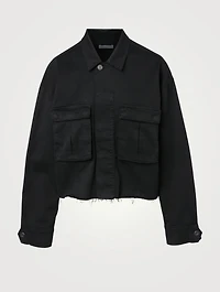 Camden Cropped Military Jacket