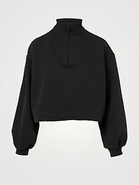 Jimmy Cropped Zip Sweatshirt