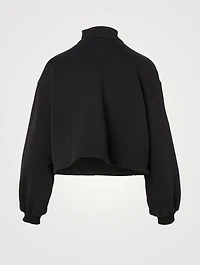 Jimmy Cropped Zip Sweatshirt