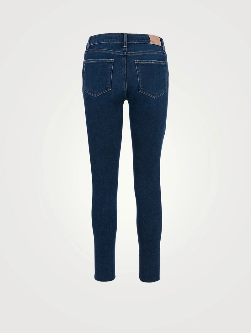 Verdugo Skinny Ankle Jeans With Raw Hem