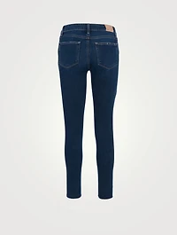 Verdugo Skinny Ankle Jeans With Raw Hem