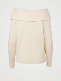 Izabella Wool-Blend Off-The-Shoulder Sweater