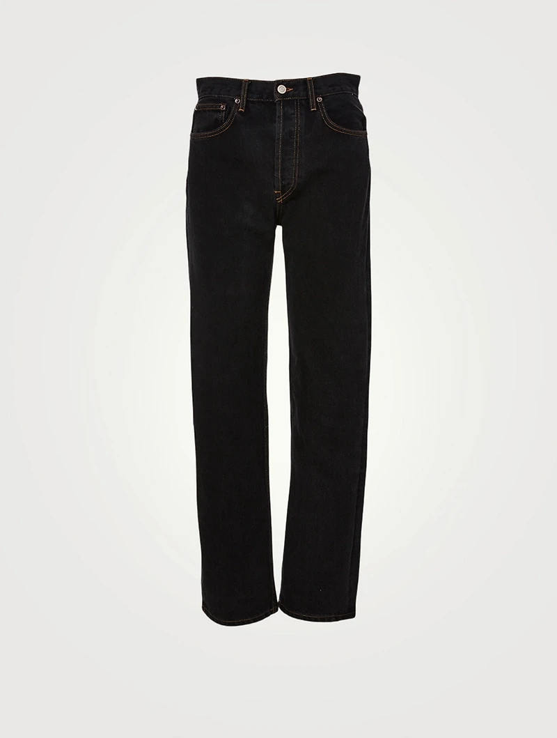 Childhood High-Waisted Jeans With Flower Vine