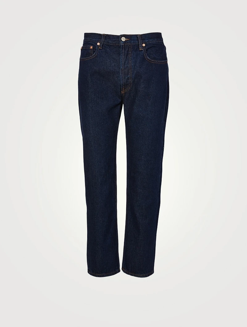 Tate Crop High-Waisted Straight Jeans