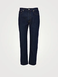 Tate Crop High-Waisted Straight Jeans