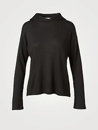 Ribbed Knit Hoodie