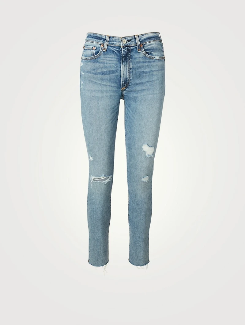 Nina High-Waisted Ankle Jeans
