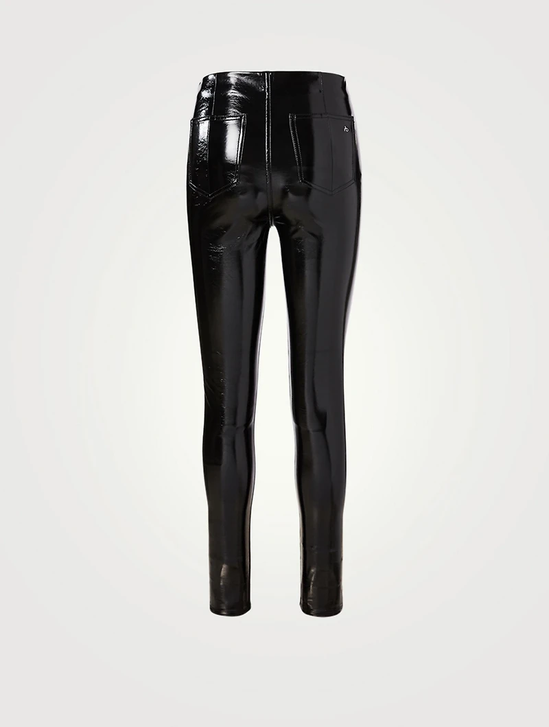 Nina Vinyl Skinny Pants