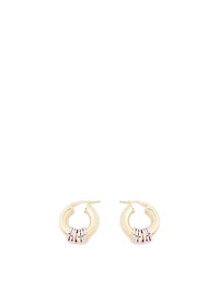 Small Miami 18K Goldplated Hoop Earrings