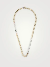 Two-Tone Disco Necklace
