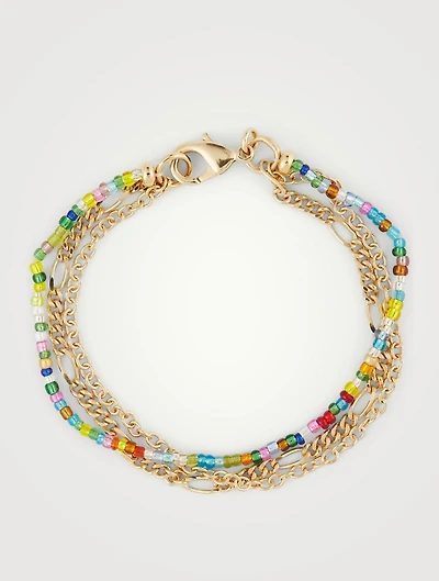 18K Goldplated Layered Friendship Bracelet