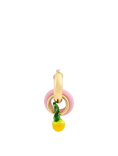 Baby One More Time 18K Goldplated Hoop Earring