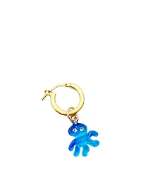 Pulpo 18K Goldplated Huggie Hoop Earring