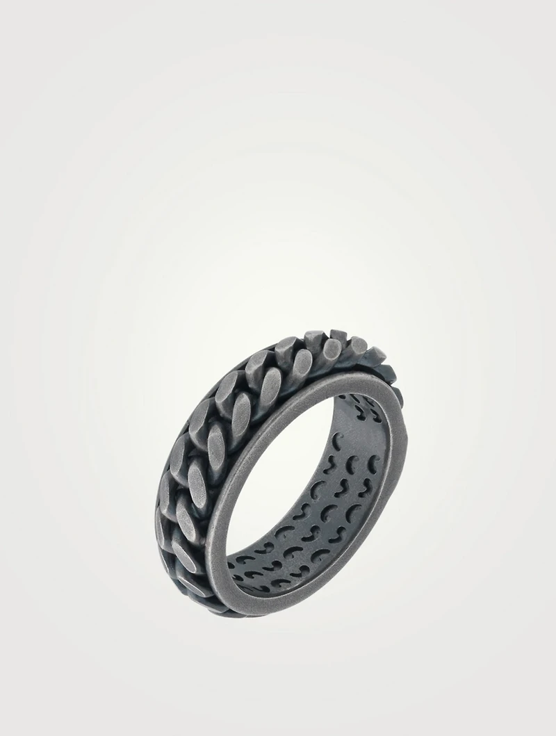 Lash Silver Chain Ring