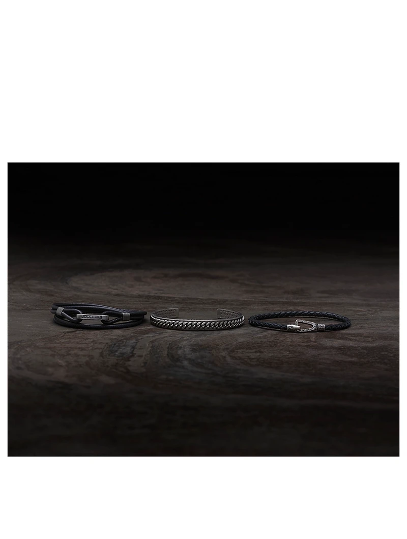 Lash Single Leather Cord Bracelet