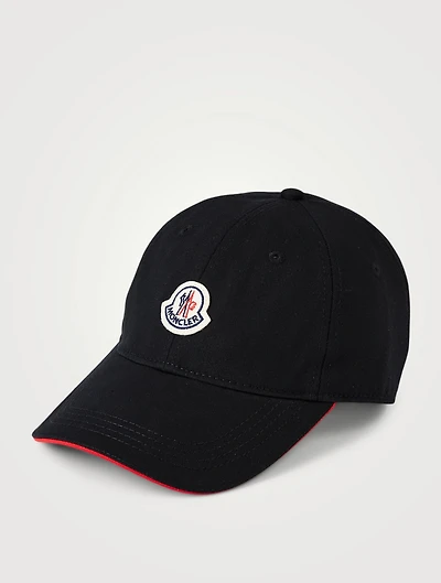 Gabardine Baseball Cap With Logo