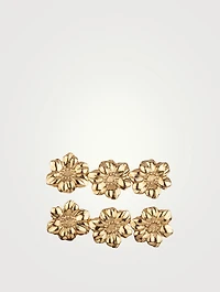 Carson Golplated Flower Bobby Pins