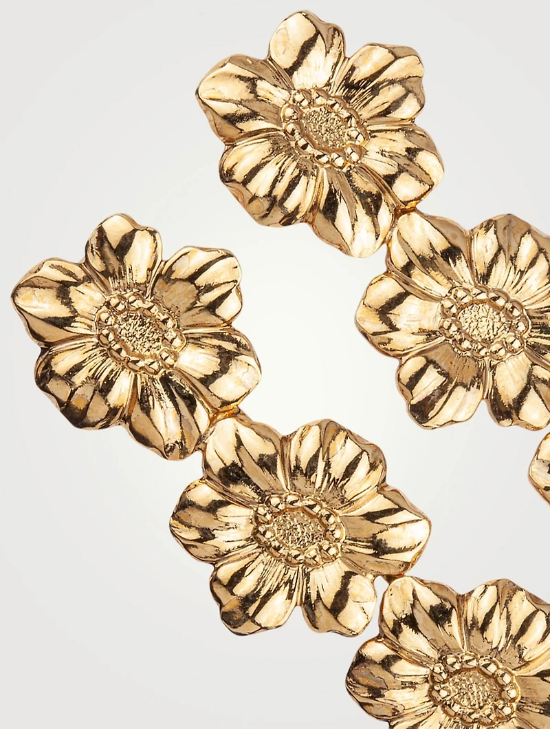 Carson Golplated Flower Bobby Pins