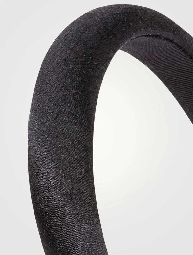 Tori Hammered Silk Satin Headband