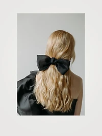 Silk Organza Bow Barrette