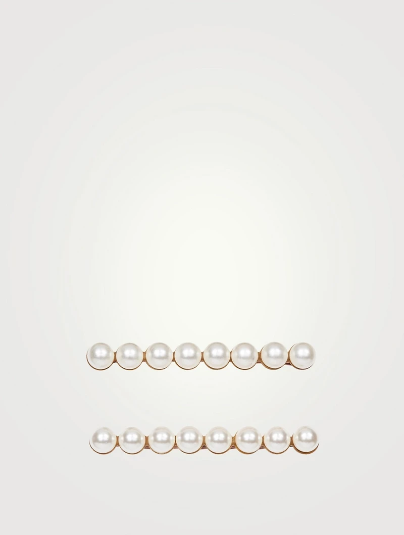Gracie Swarovski Pearl Bobby Pins