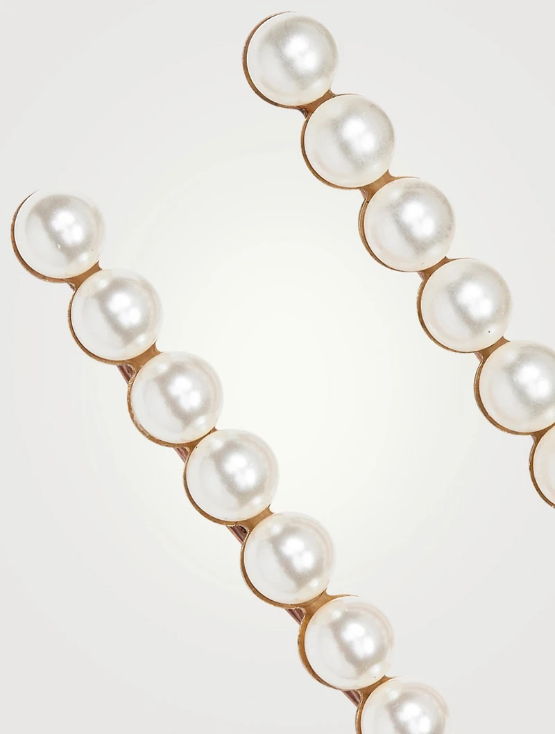 Gracie Swarovski Pearl Bobby Pins