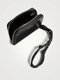 Small Leather Zip-Around Wallet