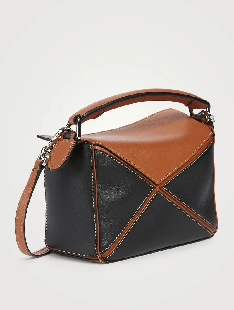 Mini Leather Puzzle Bag