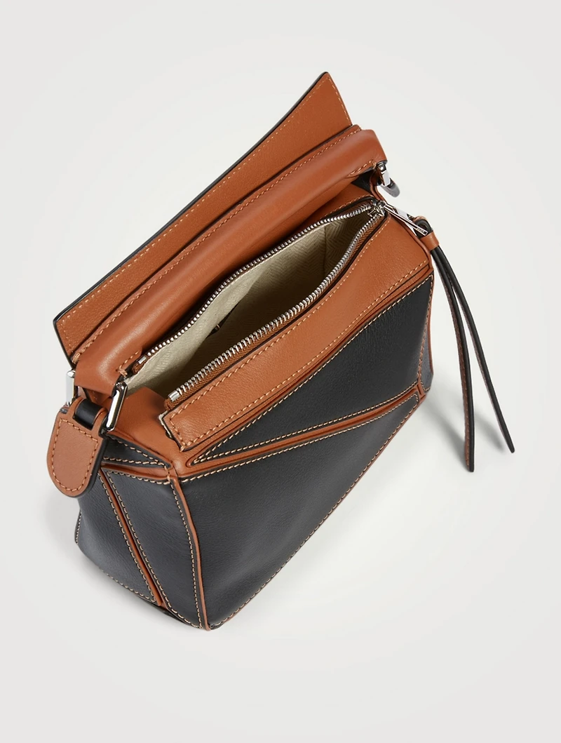 Mini Leather Puzzle Bag
