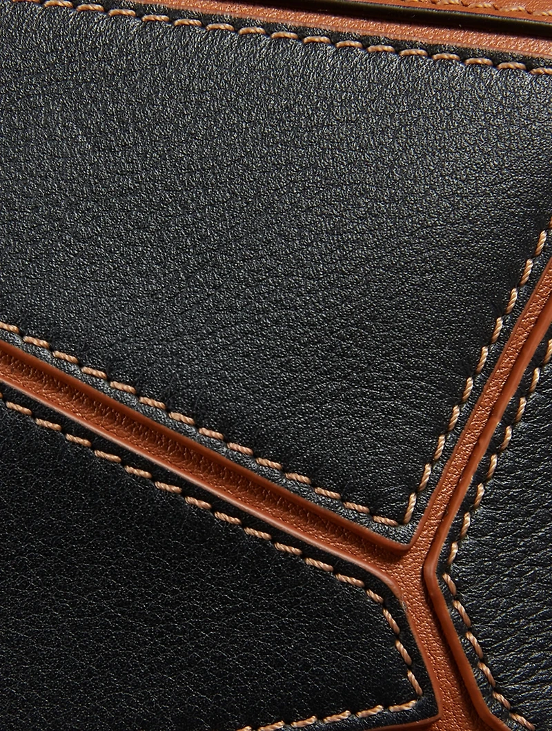 Mini Leather Puzzle Bag
