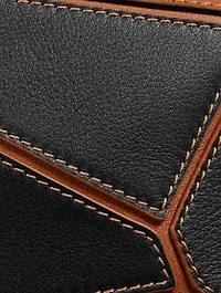 Mini Leather Puzzle Bag